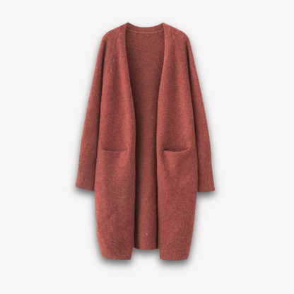 Chic Longline Open Front Cardigan for Versatile Wear