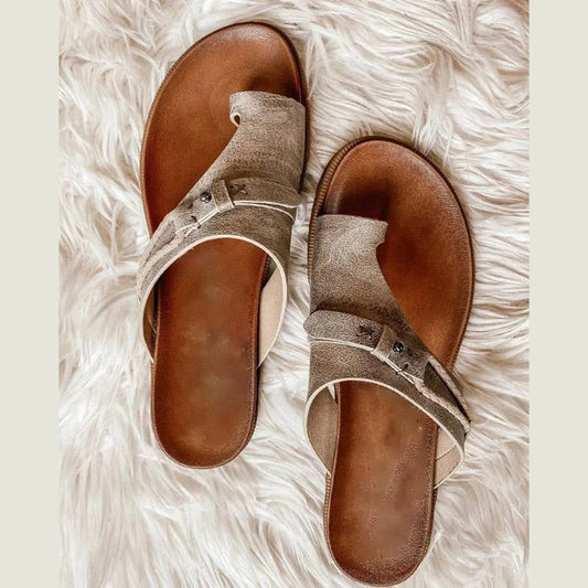Delaney | Cross Strap Slides