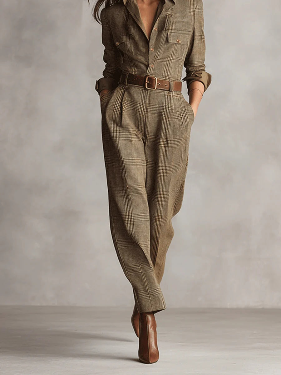 Brielle | Tailored Belted Jumpsuit