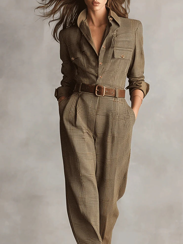 Brielle | Tailored Belted Jumpsuit