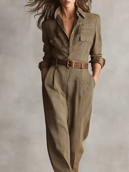 Brielle | Tailored Belted Jumpsuit