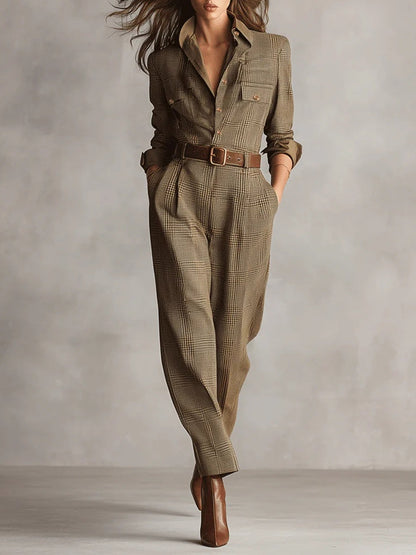 Brielle | Tailored Belted Jumpsuit