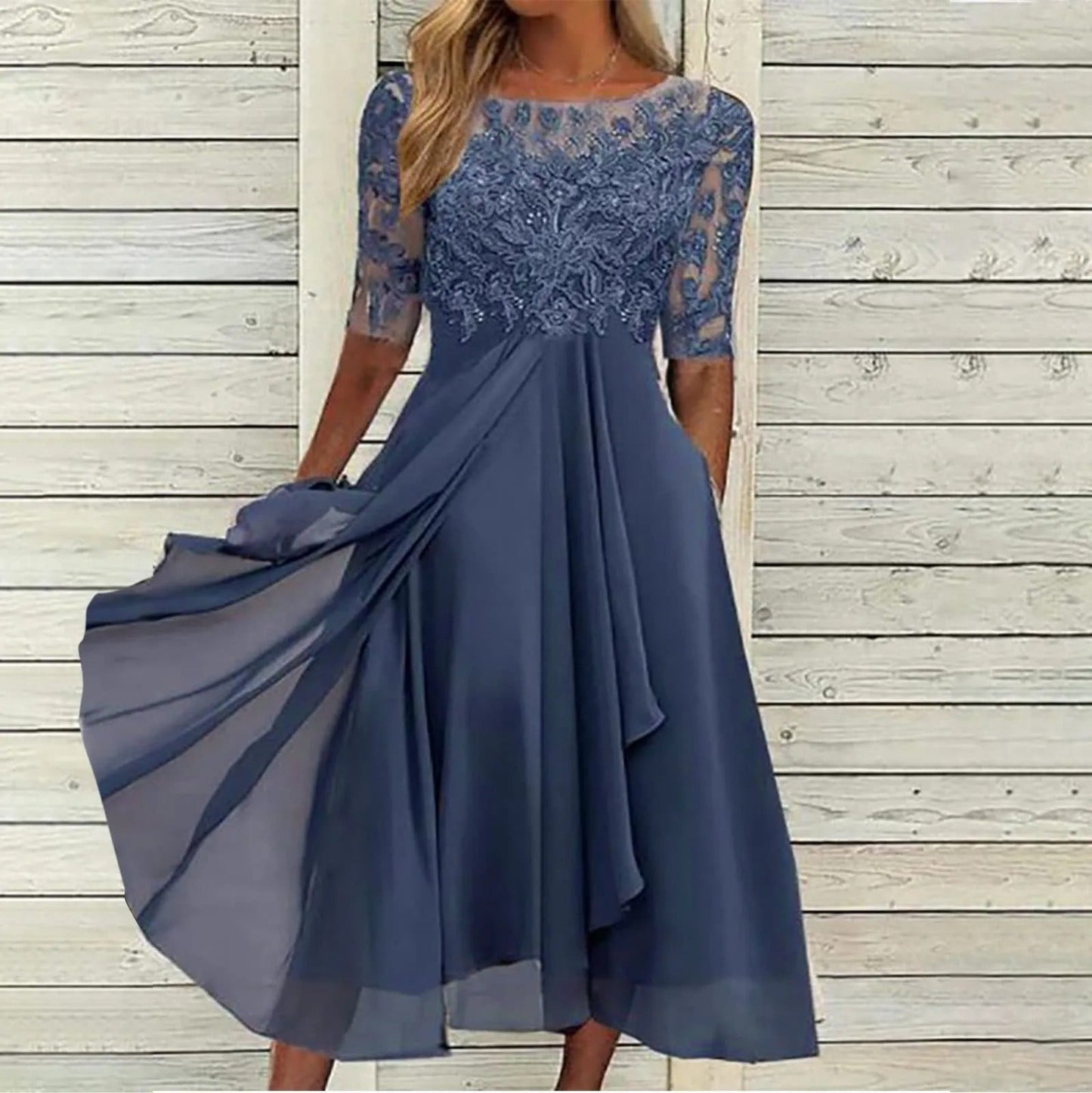 Fiona | Women Summer Embroidered Maxi Dress