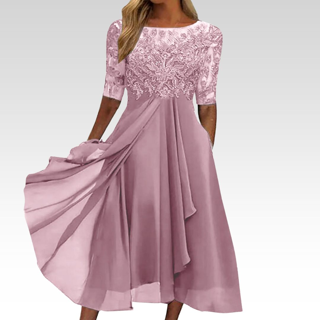 Fiona | Women Summer Embroidered Maxi Dress