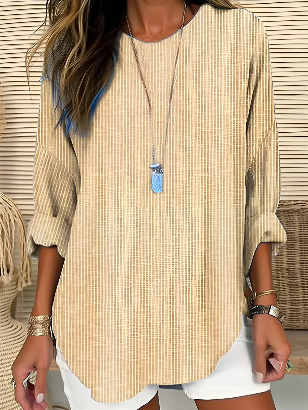 Patrisha | Stripe Relaxed Blouse