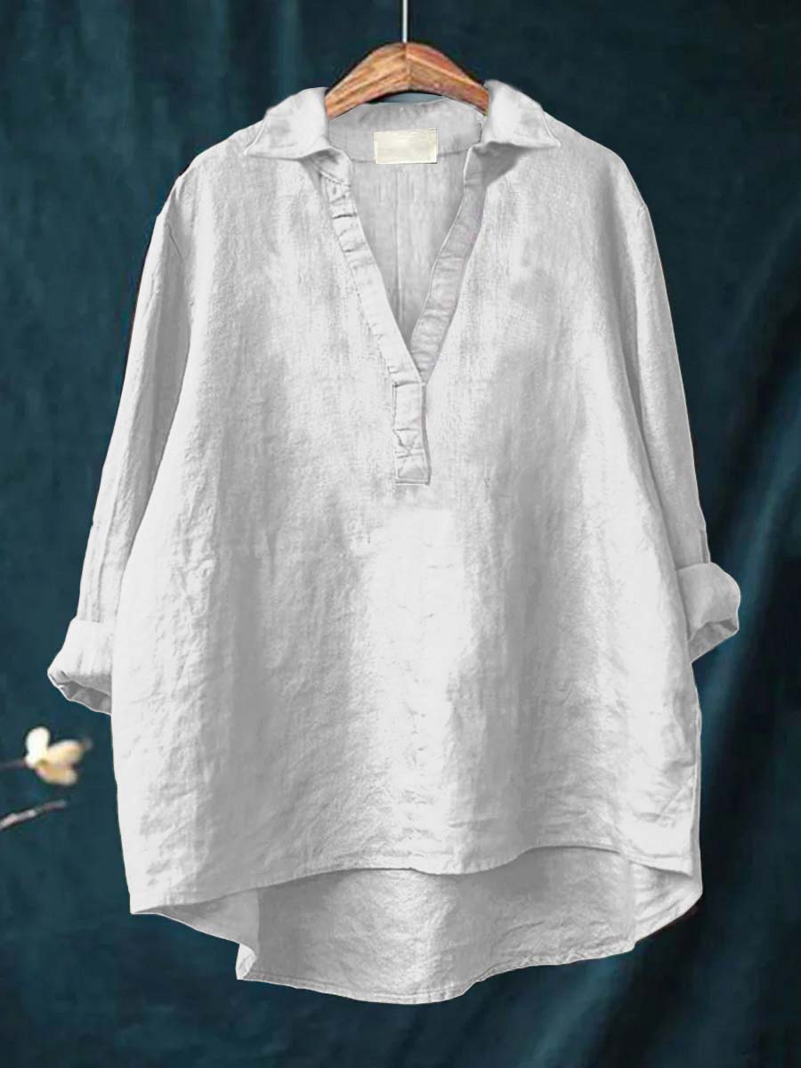 Andrea | Relaxed Linen Blouse