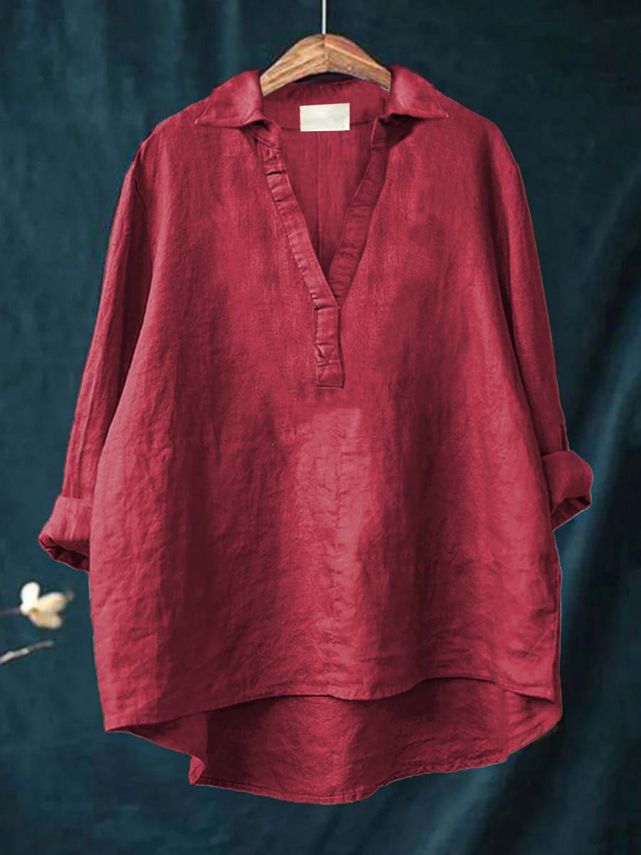 Andrea | Relaxed Linen Blouse