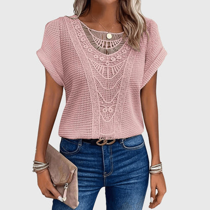 Chic Ibiza-Inspired Pearl Blouse for Every Occasion