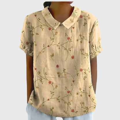 Jenna | Floral Collar Blouse