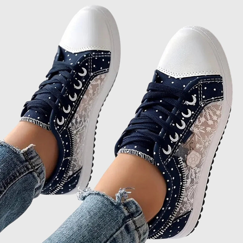 Cecil | Lace-Up Casual Sneakers