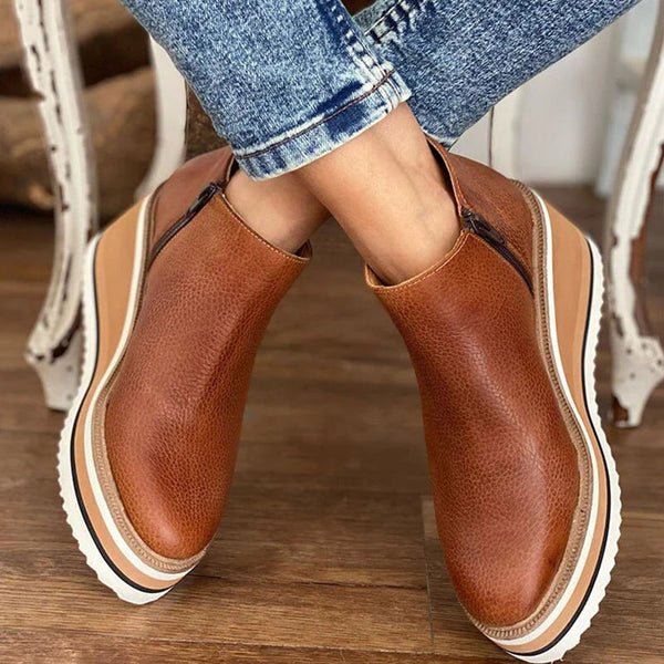Rose | Platform Slip-On Boots