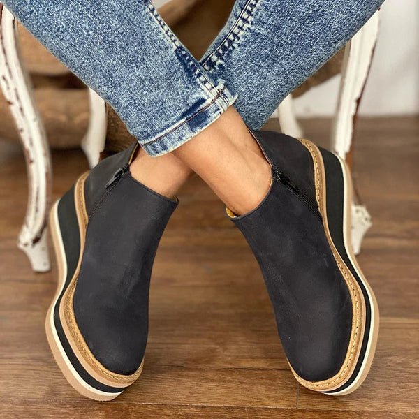 Rose | Platform Slip-On Boots