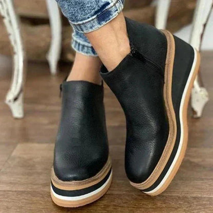 Rose | Platform Slip-On Boots