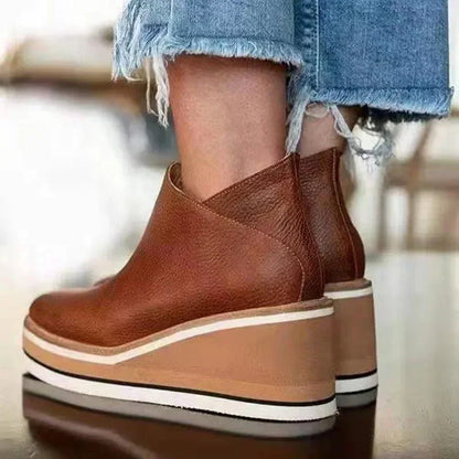 Rose | Platform Slip-On Boots