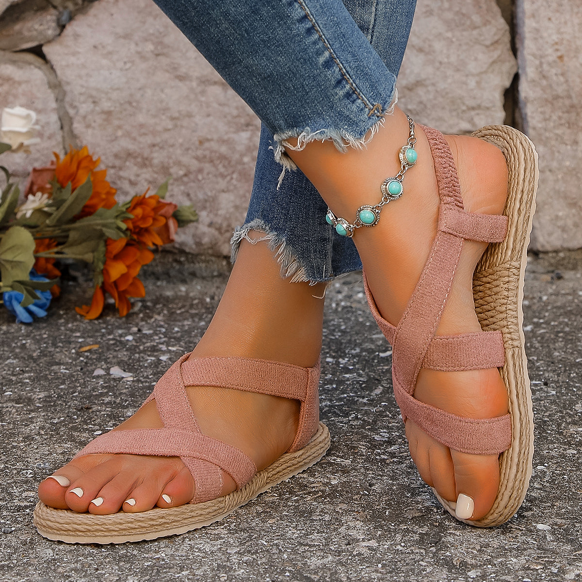 Sienna | Sandalias ortopédicas con plataforma.