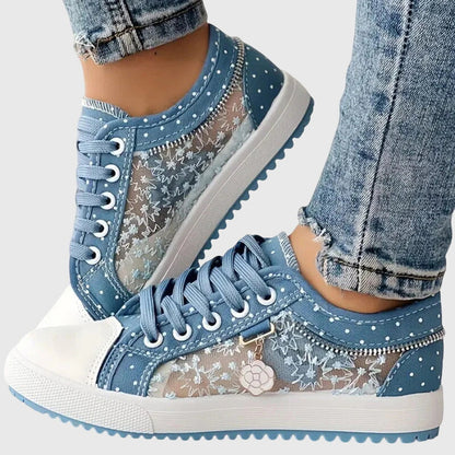 Cecil | Lace-Up Casual Sneakers