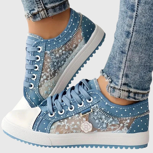 Cecil | Lace-Up Casual Sneakers