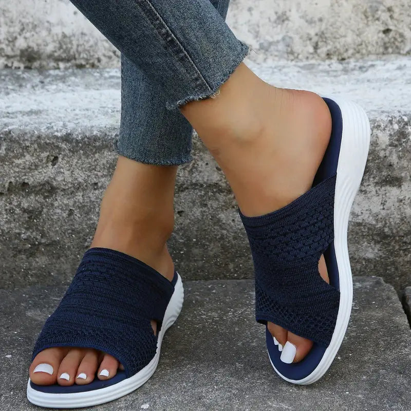 Marie | Womens Orthopedic Slip On Slide Sandals