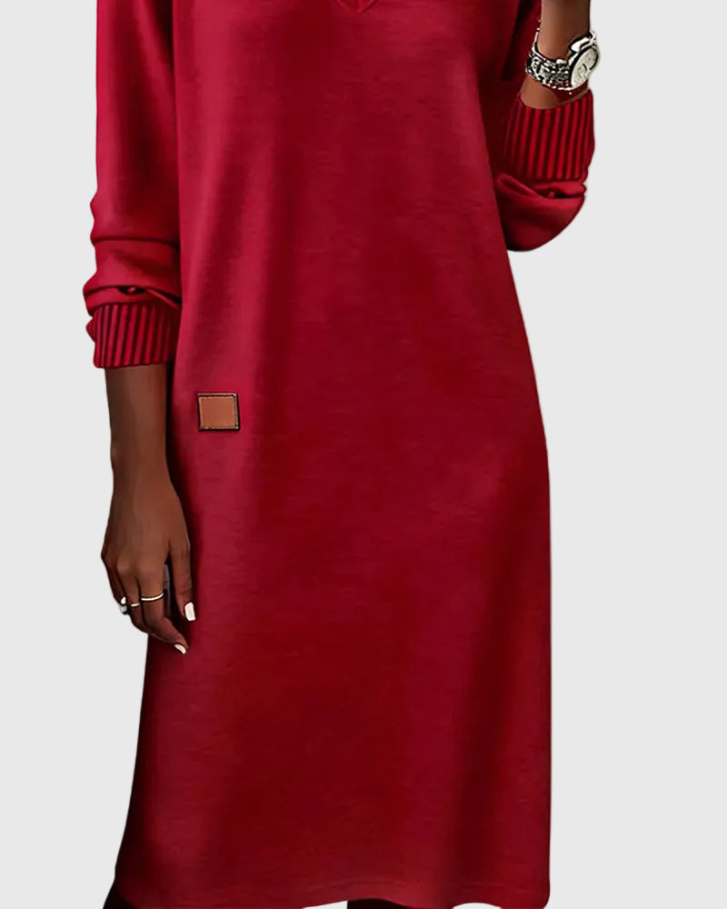 Alicia | Elegant V-Neck Dress