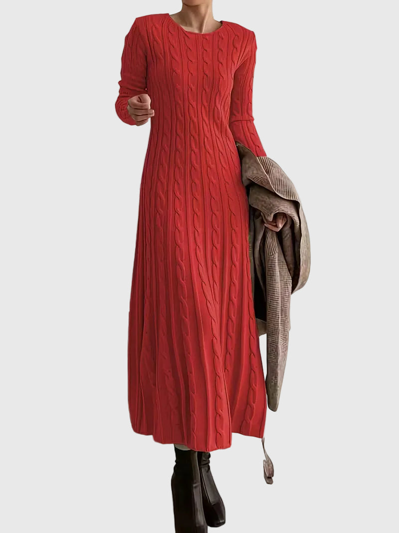 Blair | Cable Knit Maxi Dress