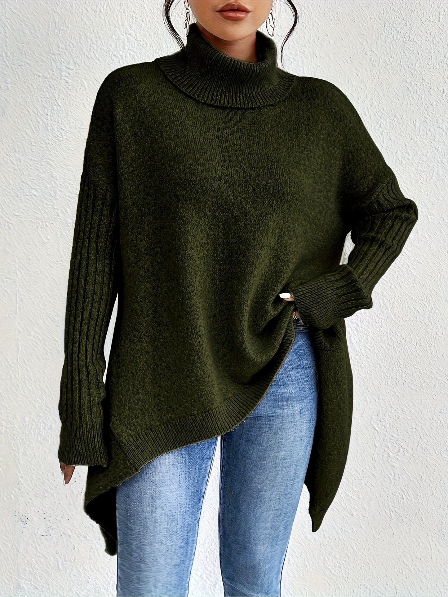 Lisa | Oversized Turtleneck Sweater