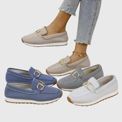 Diana | Chain Detail Slip-On Loafers