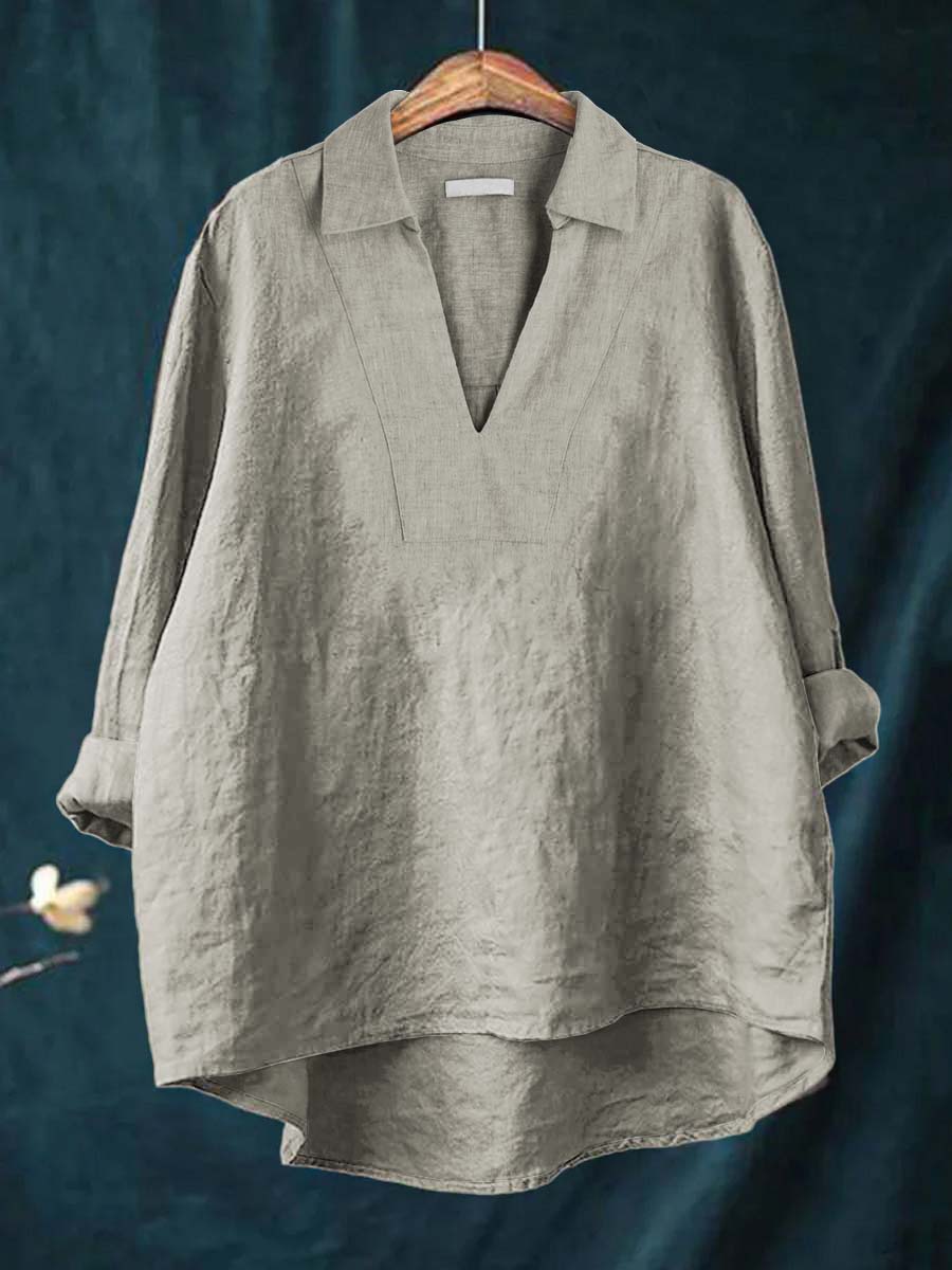 Maria | Relaxed Linen Blouse