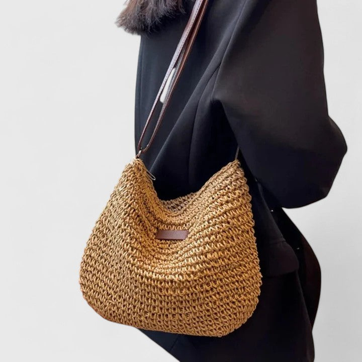 Chic Cotton Crossbody Bag for Everyday Wear