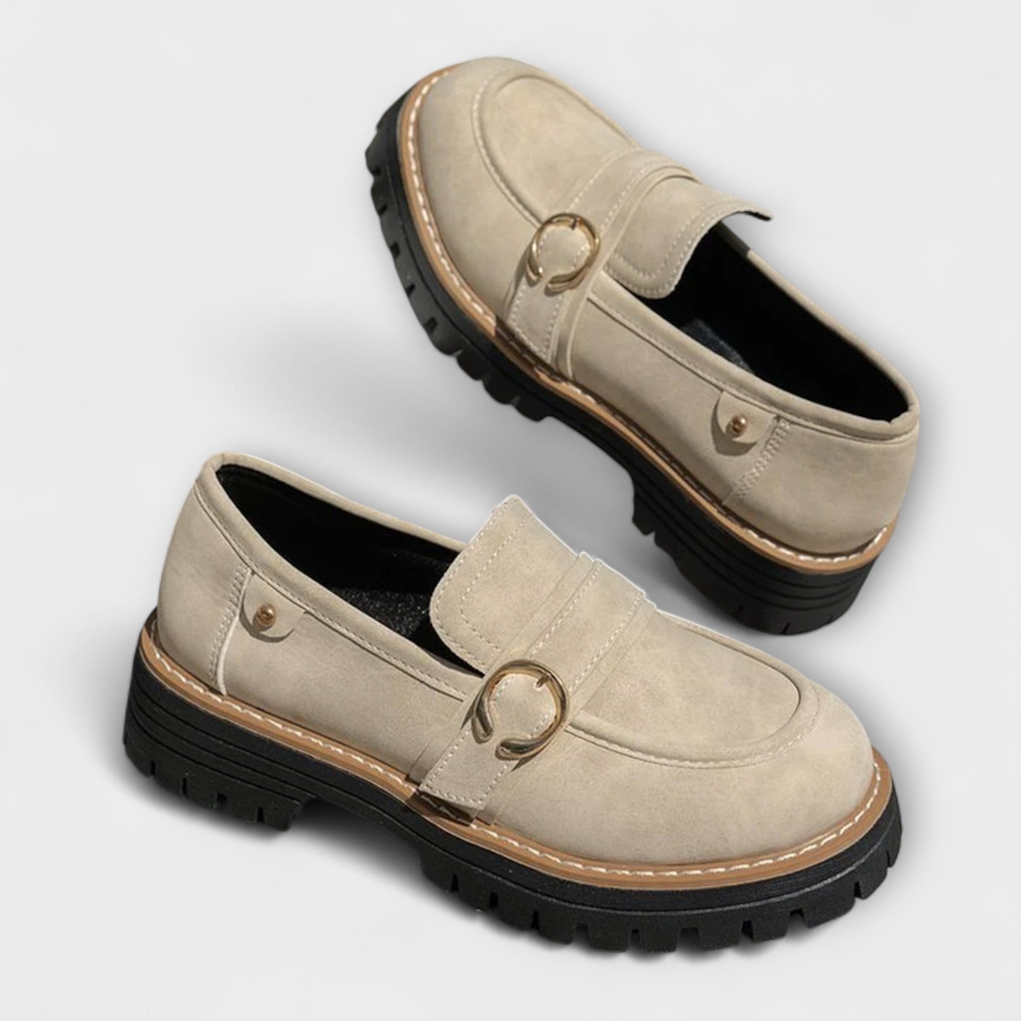 Lora | Mocasines Casual con Punta Redonda