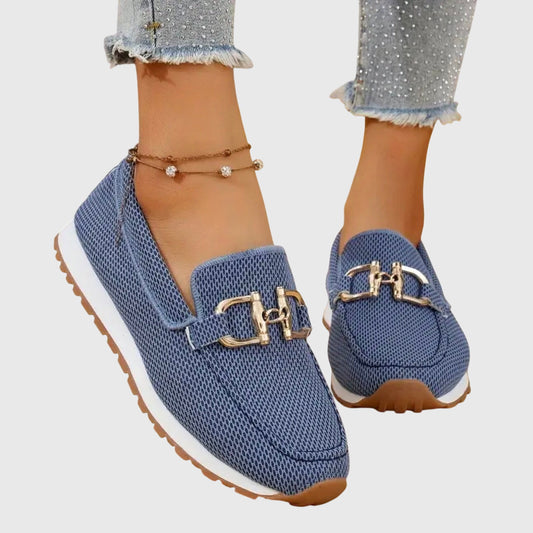 Diana | Chain Detail Slip-On Loafers