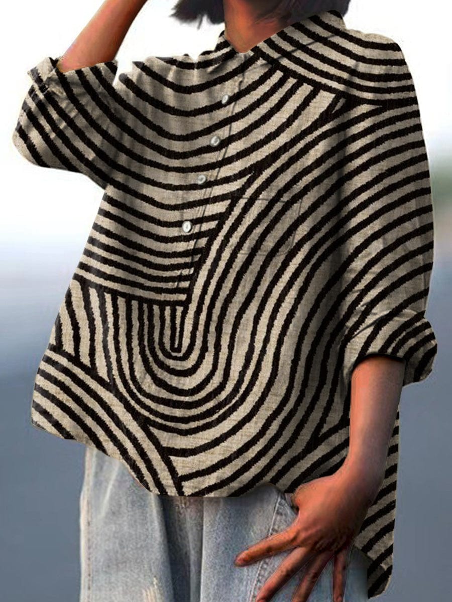 Melina | Relaxed Linen Blouse