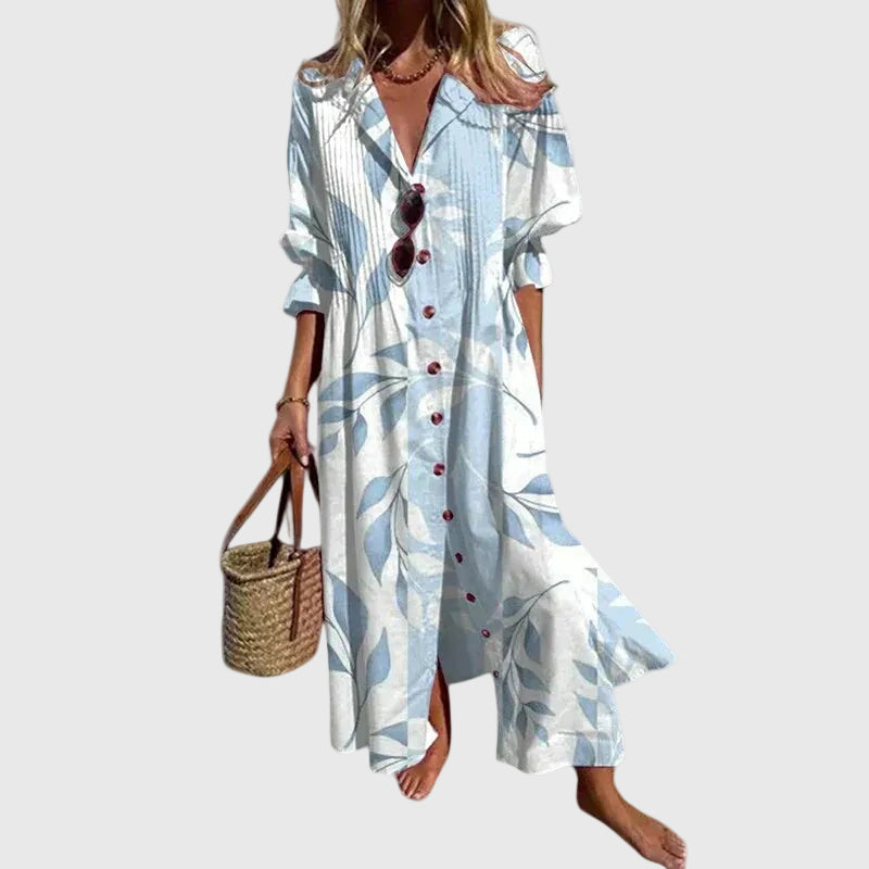 Liora | Button Maxi Dress