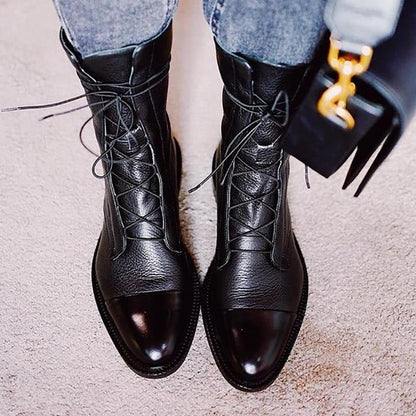 Juliana | Lace-Up Ankle Boots