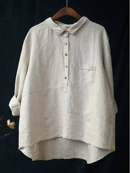 Elvie | Relaxed Linen Blouse