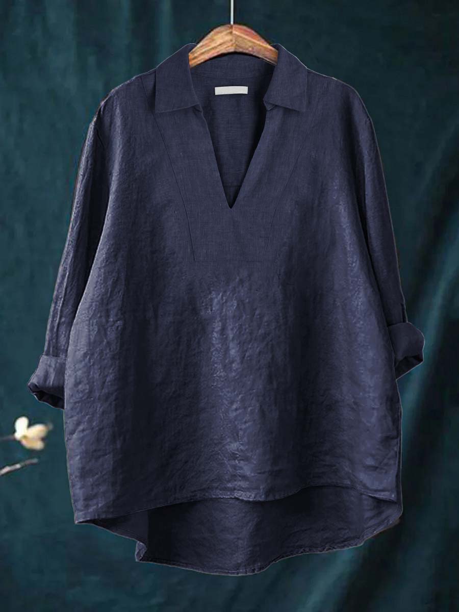 Maria | Relaxed Linen Blouse