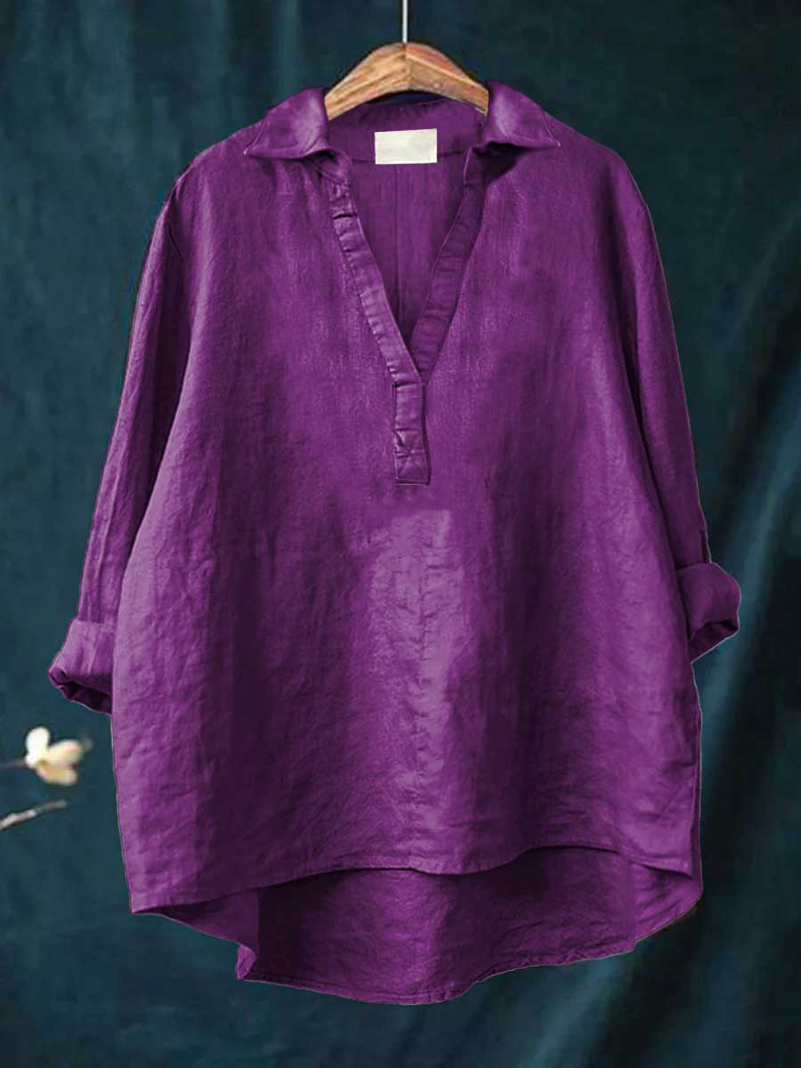 Andrea | Relaxed Linen Blouse