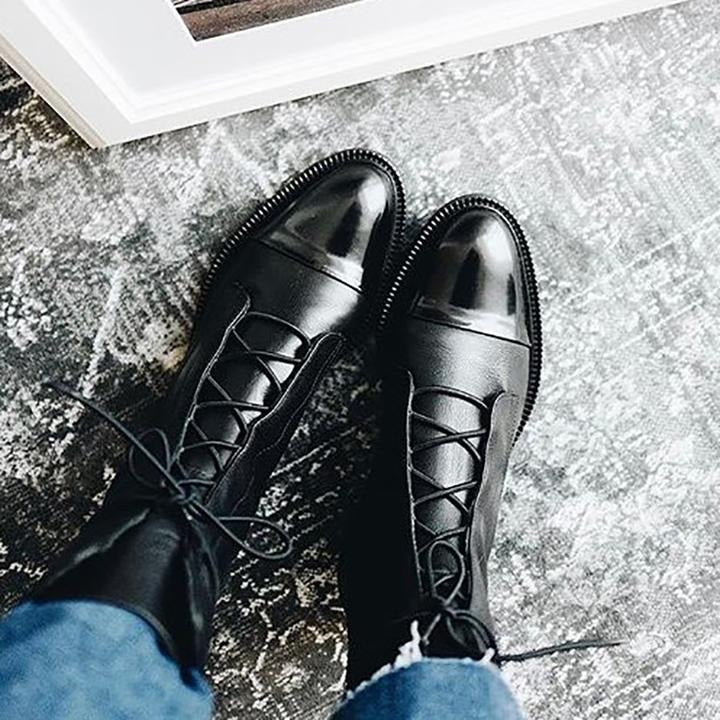 Juliana | Lace-Up Ankle Boots