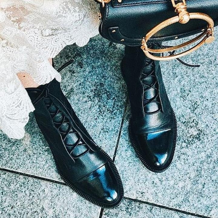 Juliana | Lace-Up Ankle Boots