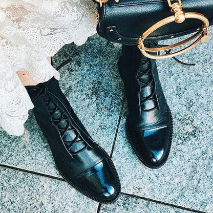 Juliana | Lace-Up Ankle Boots