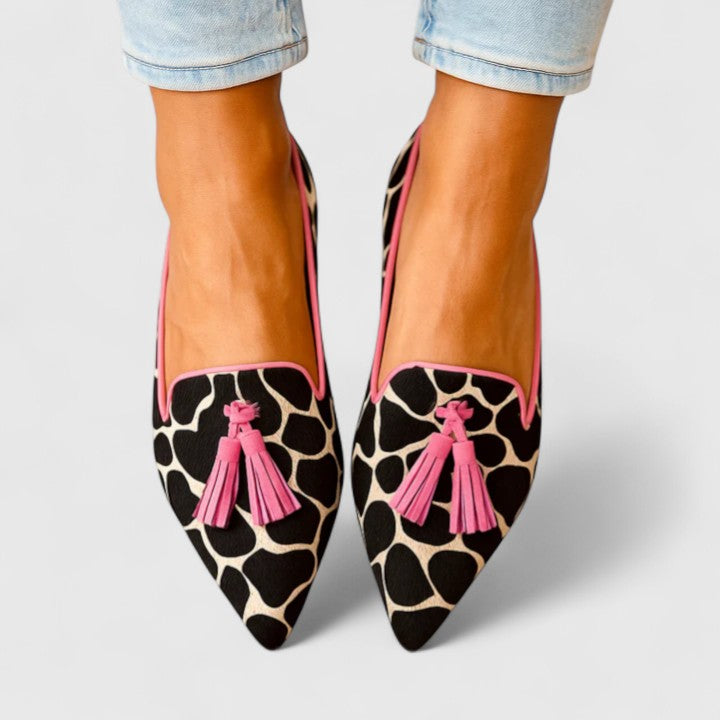 Jolina | Tassel Slip-On Flats