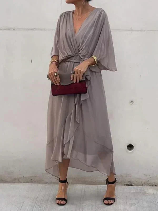 Blair | Women Summer V-Neck Wrap Midi Dress