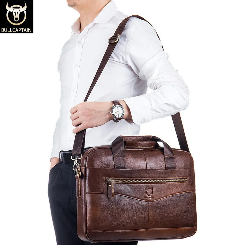 Gonzalo® | Bolsa de hombro de cuero para trabajo