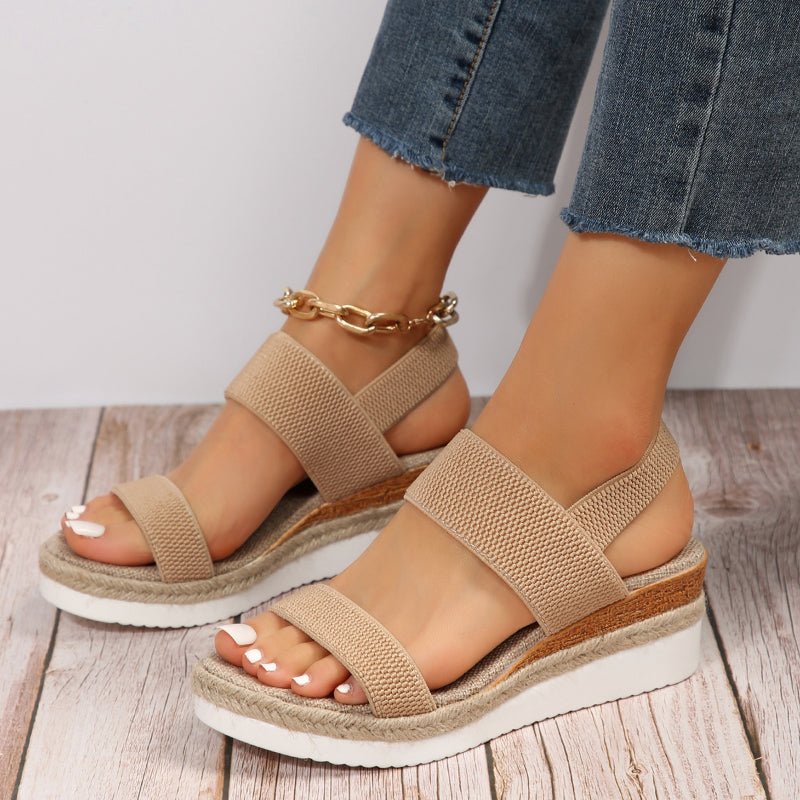 Chloe | Women’s Orthopedic Cross Strap Platform Sandals