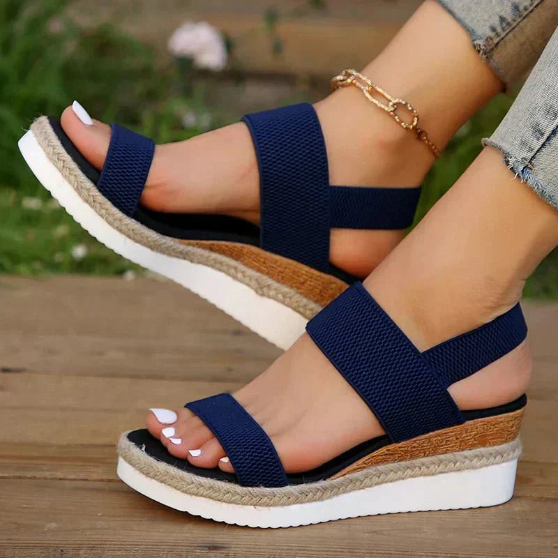 Chloe | Women’s Orthopedic Cross Strap Platform Sandals