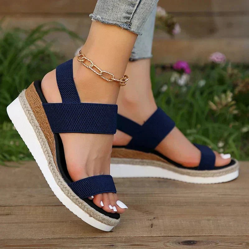 Chloe | Women’s Orthopedic Cross Strap Platform Sandals