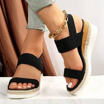 Chloe | Women’s Orthopedic Cross Strap Platform Sandals