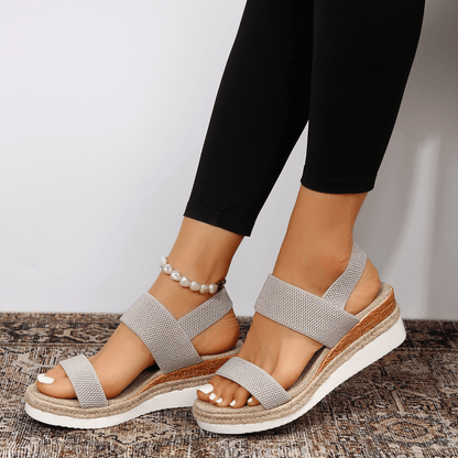 Chloe | Women’s Orthopedic Cross Strap Platform Sandals