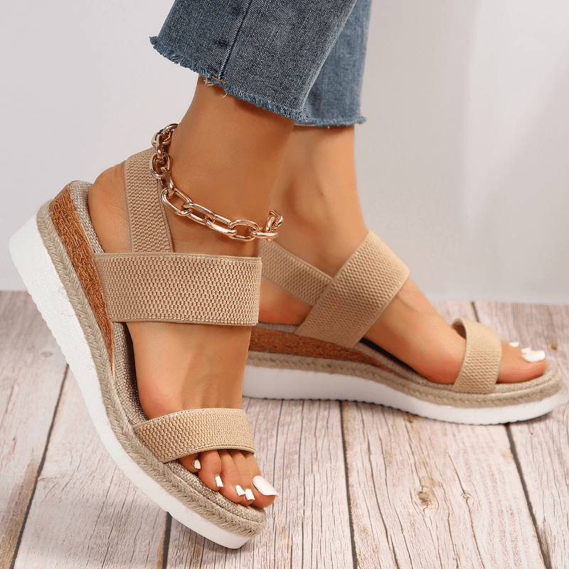 Chloe | Women’s Orthopedic Cross Strap Platform Sandals