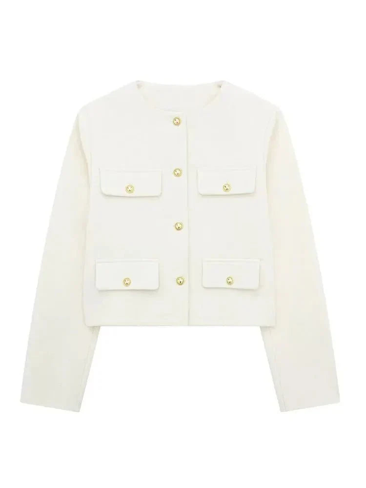 Arya - Stylish Tweed Blazer for Any Occasion