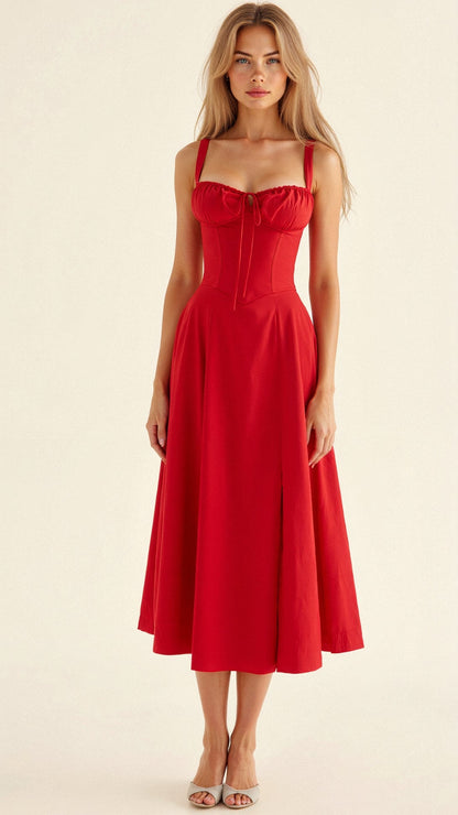 Brooklyn | Women Figure-flattering style Midi Dress